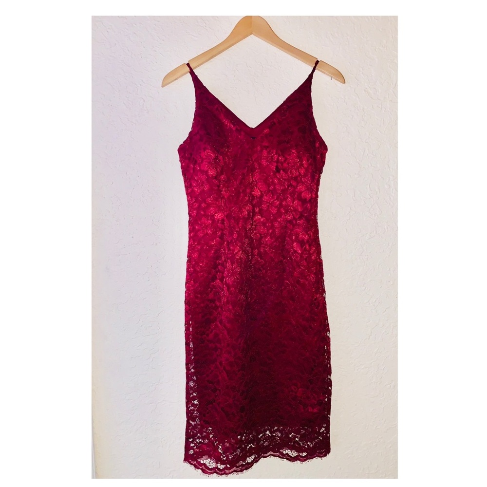 Enfocus Studio® Red Lace Dress
